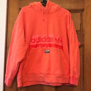 Adidas Men’s Hoodie - Salmon colored